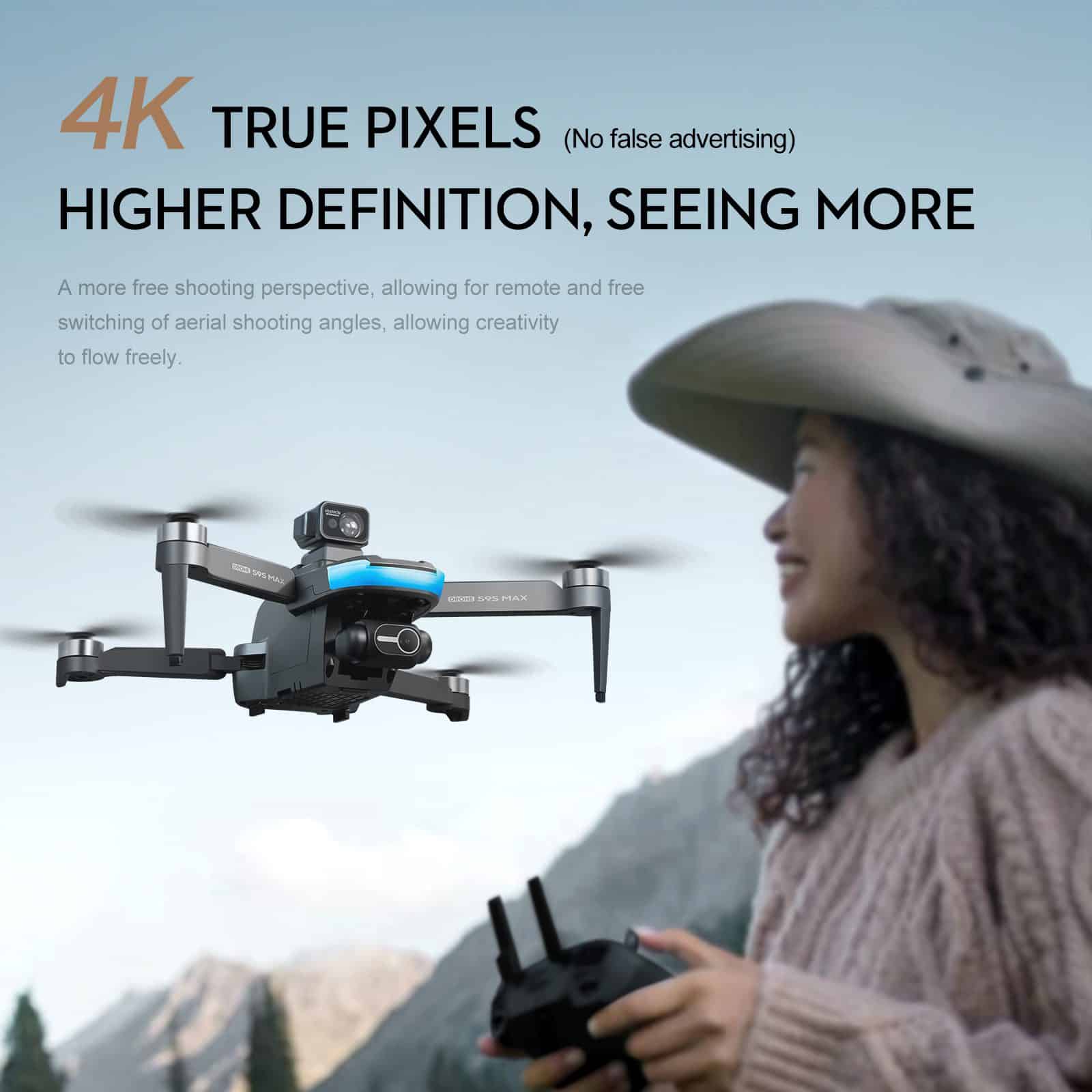 Professional GPS Drone 4K Hd Quadcopter S9S - immagine 8