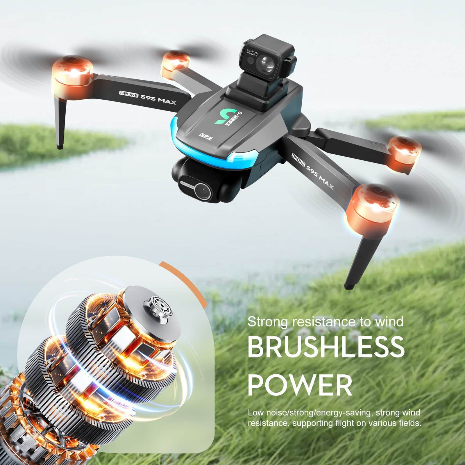 Professional GPS Drone 4K Hd Quadcopter S9S - immagine 9