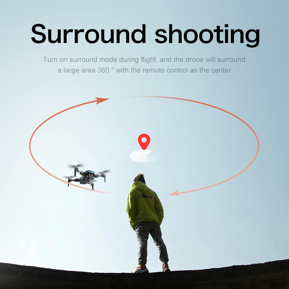 GPS Drone Cool Lights 4K HD Quadcopter XT505 - immagine 33