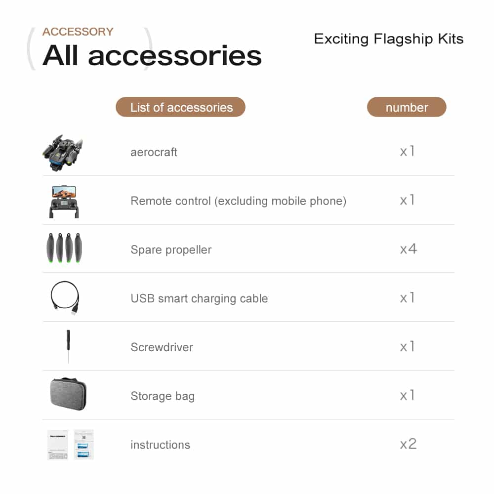 GPS Drone Cool Lights 4K HD Quadcopter XT505 - immagine 34