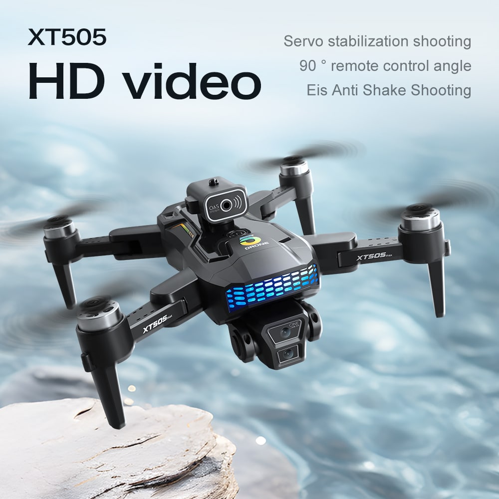 GPS Drone Cool Lights 4K HD Quadcopter XT505 - immagine 14