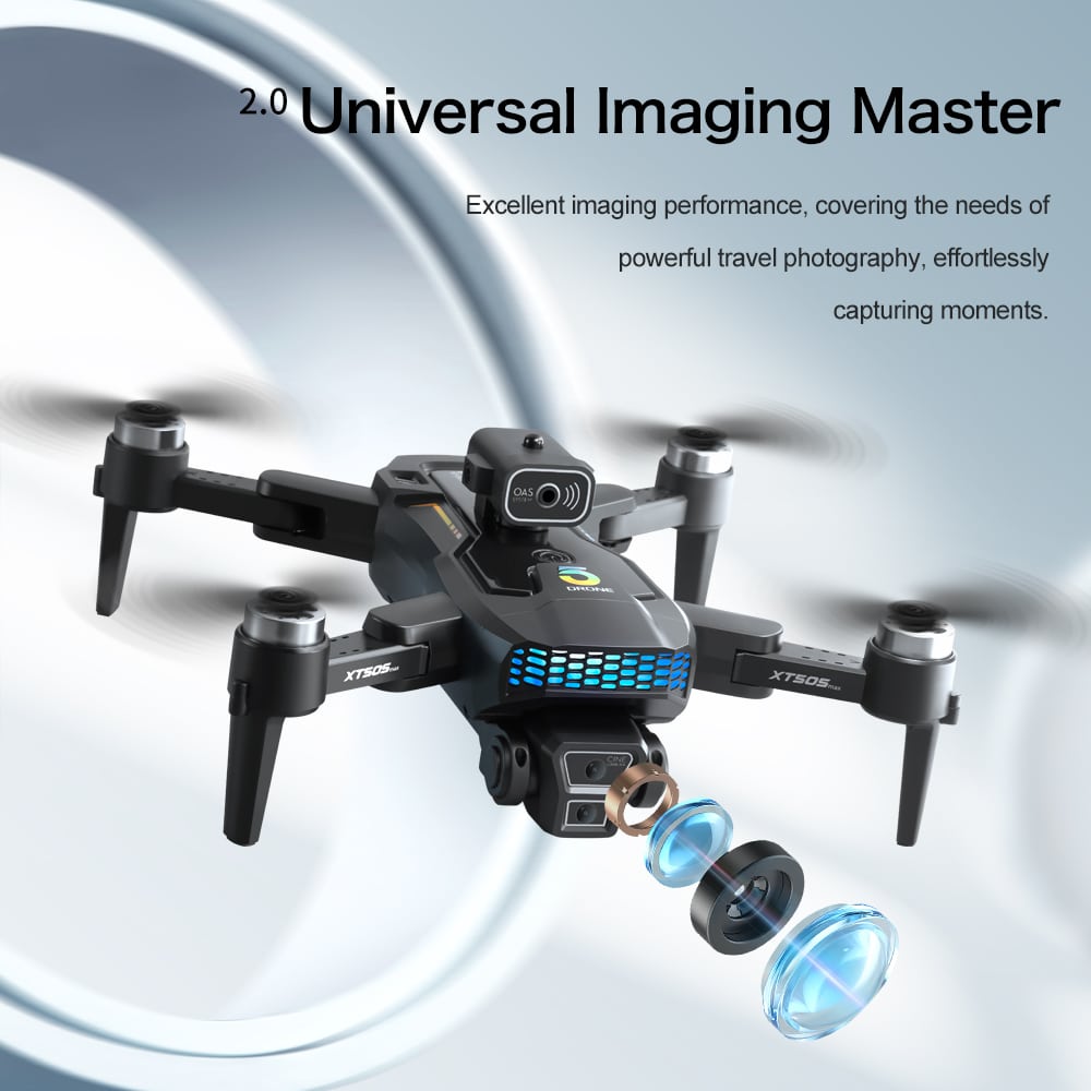 GPS Drone Cool Lights 4K HD Quadcopter XT505 - immagine 18