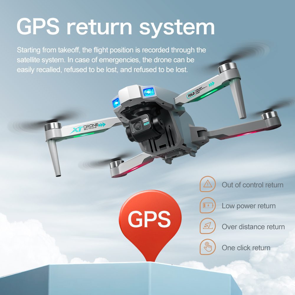 Professional GPS Drone 3-Axis Gimbal UAV XT709 - immagine 23