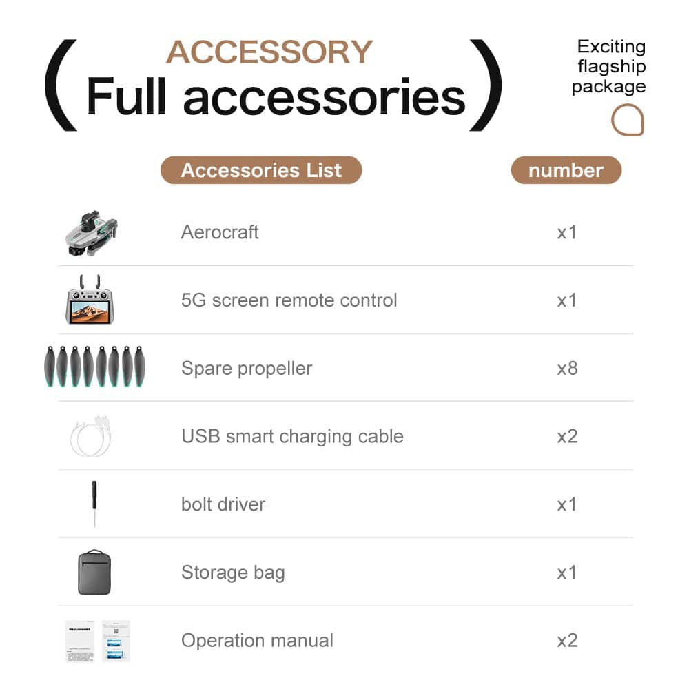 Professional GPS Drone 3-Axis Gimbal UAV XT709 - immagine 13