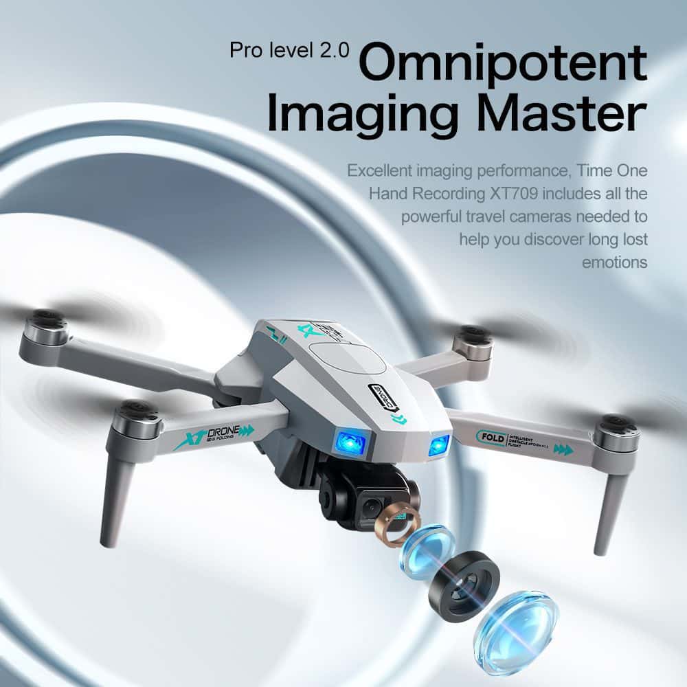 Professional GPS Drone 3-Axis Gimbal UAV XT709 - immagine 29