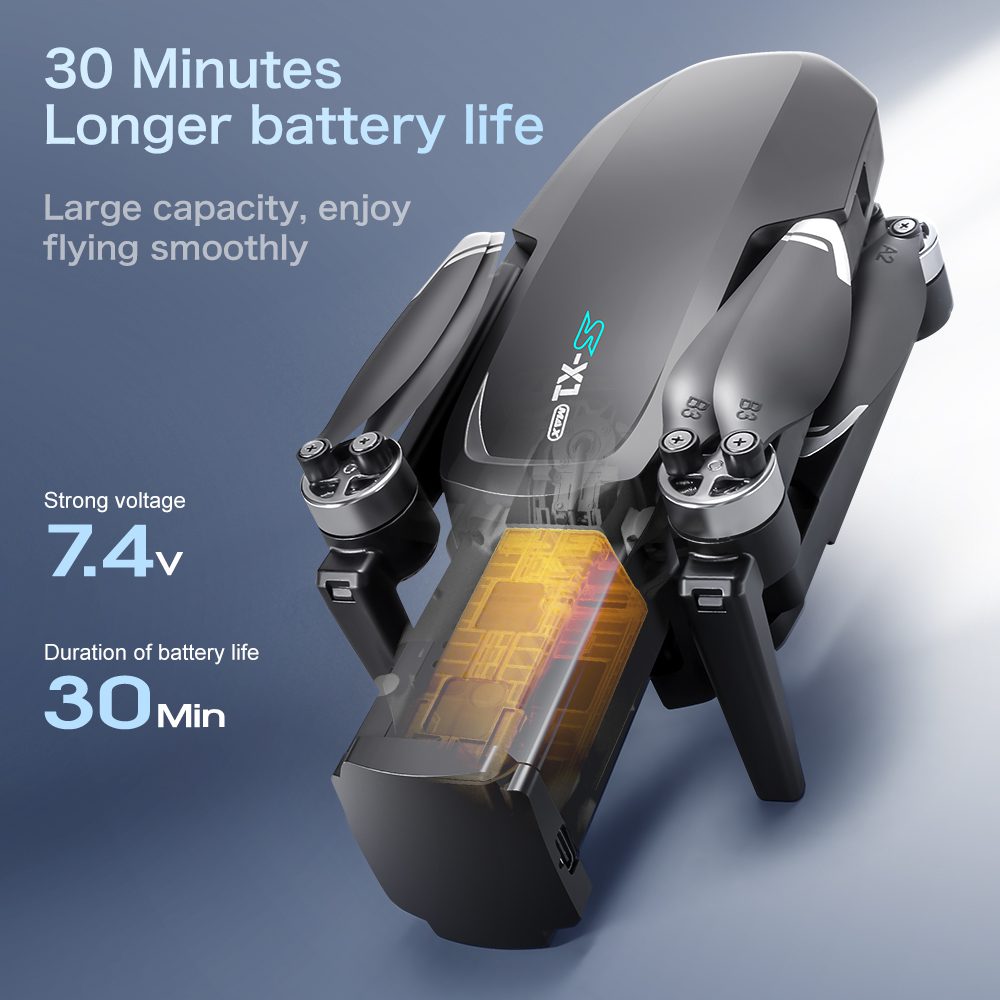 Professional GPS Drone 3-Axis Gimbal 4K HD UAV S-X1 - immagine 21