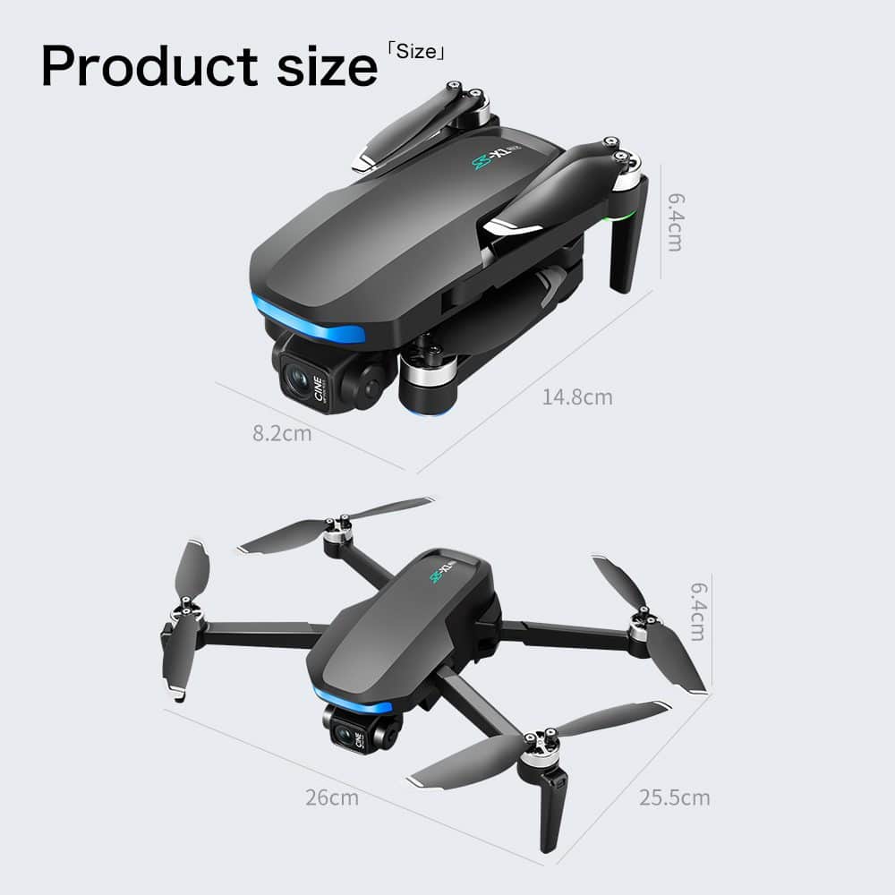 Professional GPS Drone 3-Axis Gimbal 4K HD UAV S-X1 - immagine 5