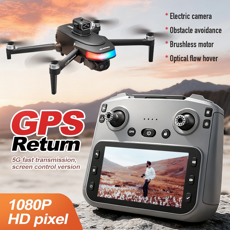 GPS Drone Cool Lights 4K HD Camera Quadcopter D19 - immagine 2