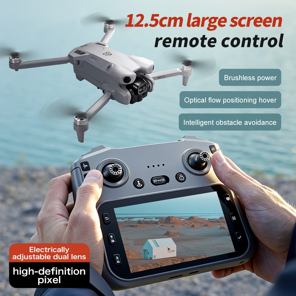 New RC Drone 4.3 Inch Screen Aircraft Toy GT50 - immagine 3