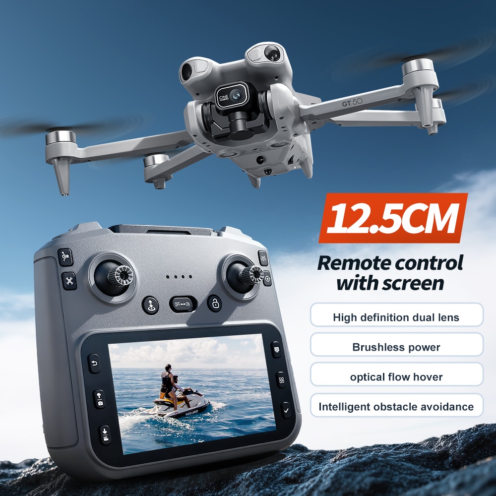 New RC Drone 4.3 Inch Screen Aircraft Toy GT50 - immagine 4