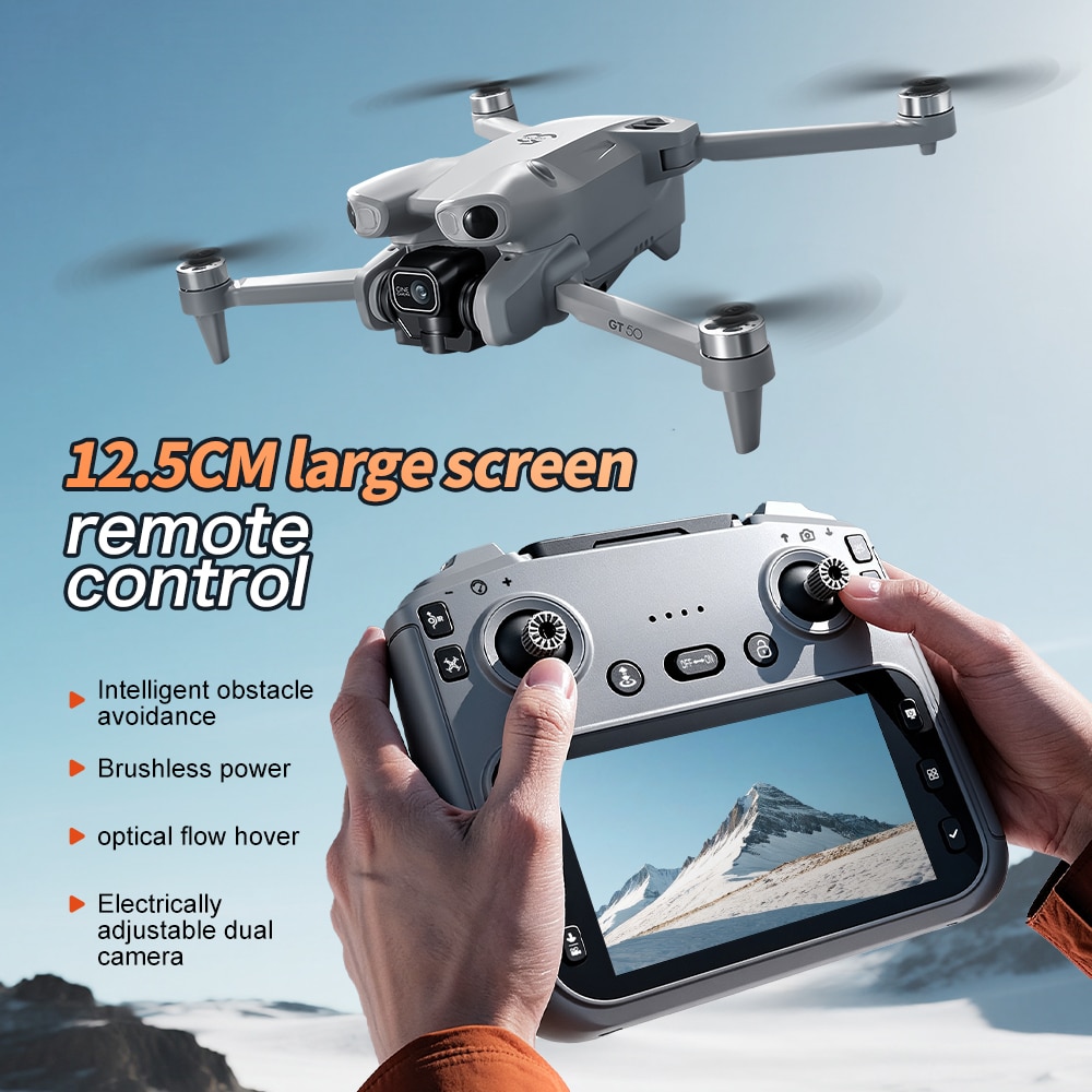 New RC Drone 4.3 Inch Screen Aircraft Toy GT50 - immagine 5