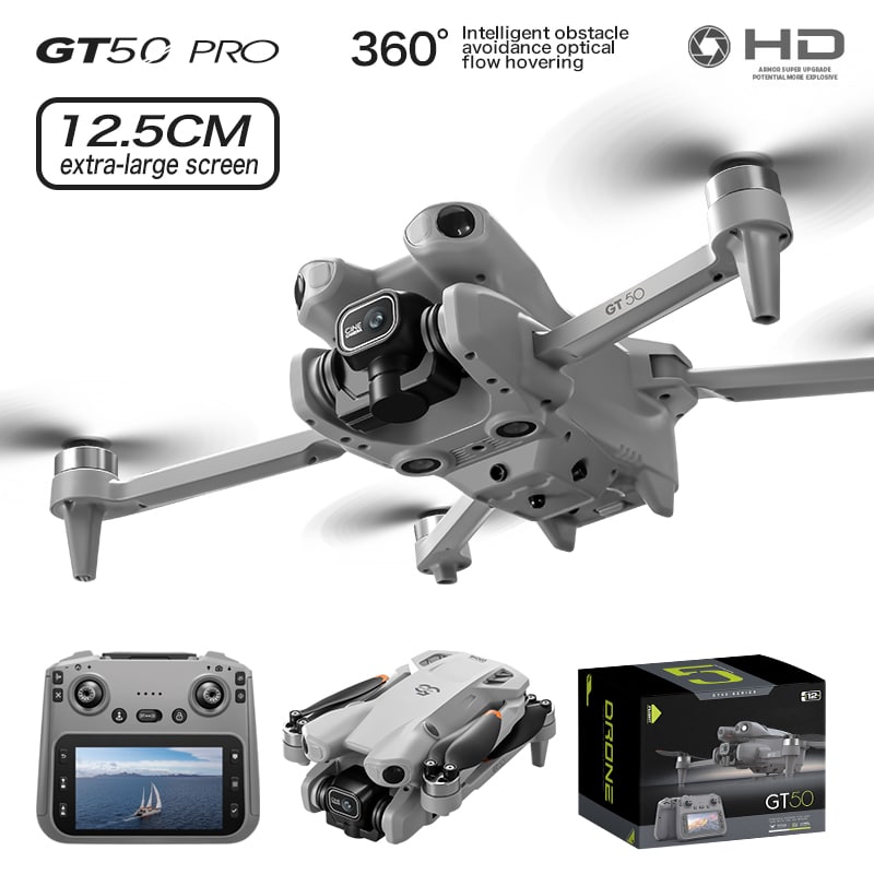 New RC Drone 4.3 Inch Screen Aircraft Toy GT50 - immagine 9