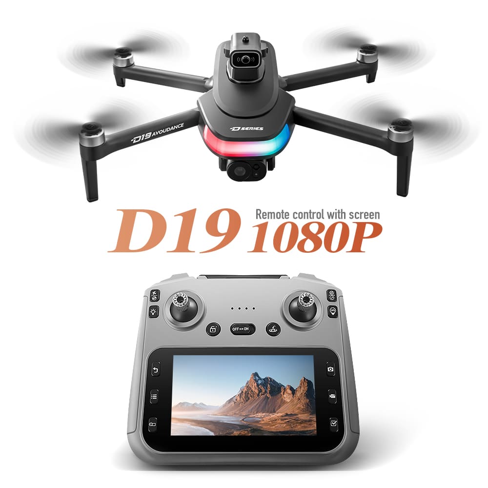 GPS Drone Cool Lights 4K HD Camera Quadcopter D19 - immagine 9