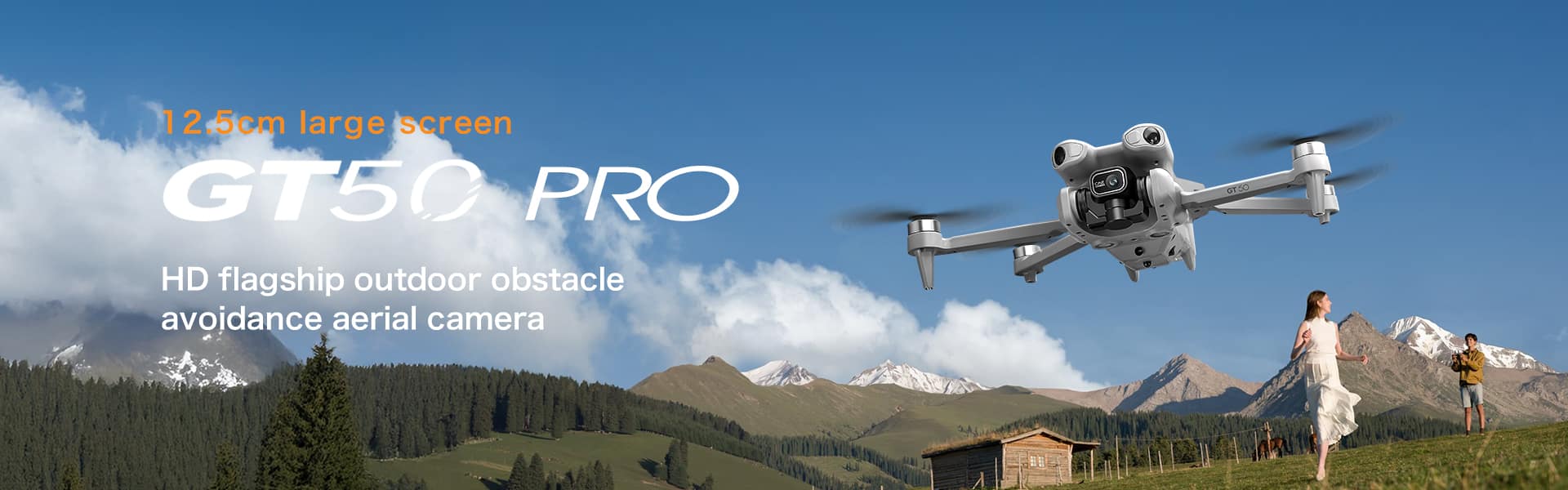 New RC Drone 4.3 Inch Screen Aircraft Toy GT50